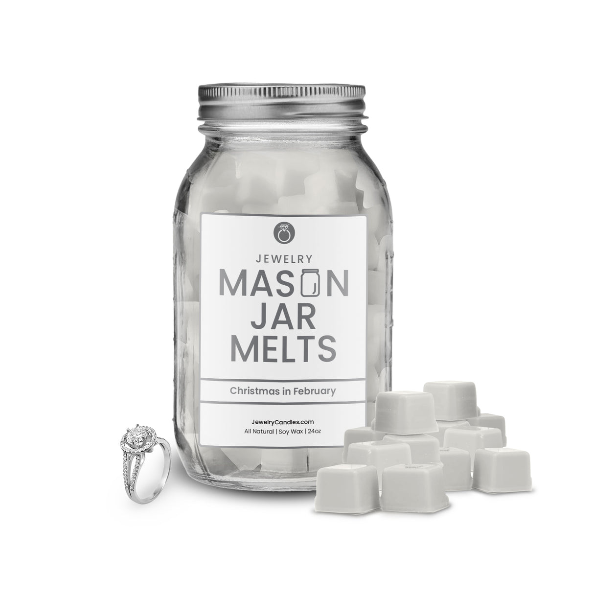 Christmas in february | Mason Jar Jewelry Wax Melts