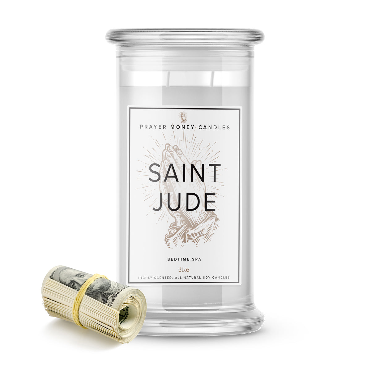 Saint Jude Prayer Candles - Bedtime Spa Scent