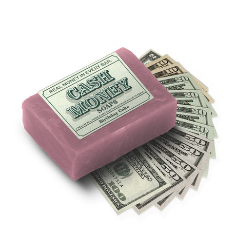 birthday cake money soap