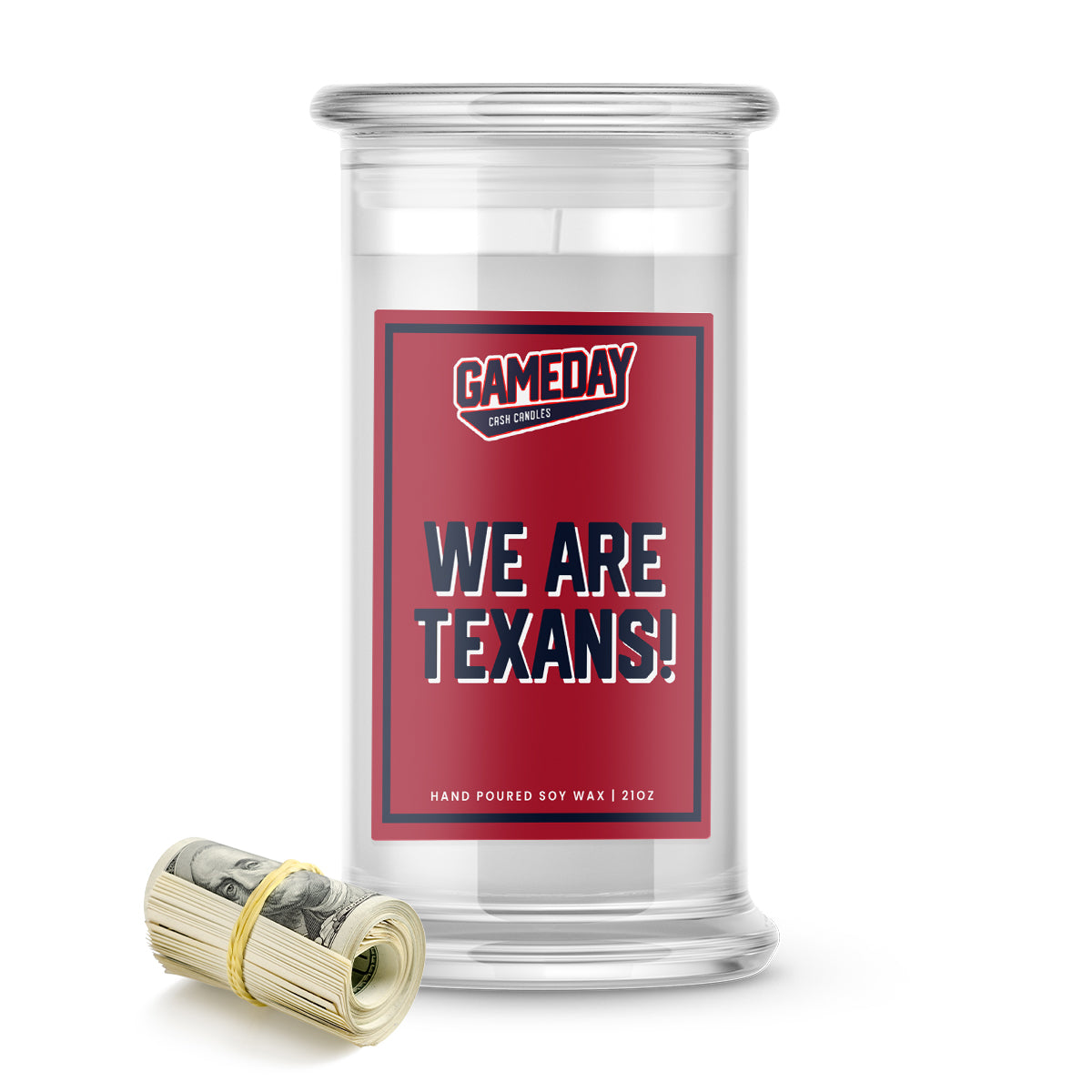 Houston Texans WE ARE TEXANS! Cash Candle