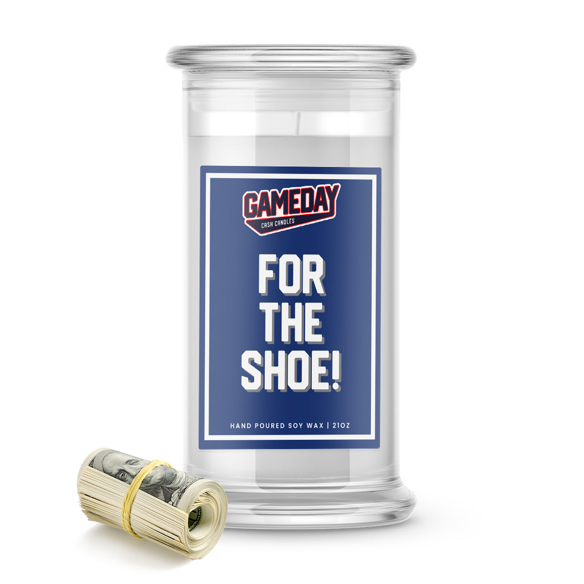 Indianapolis Colts FOR THE SHOE! Cash Candle