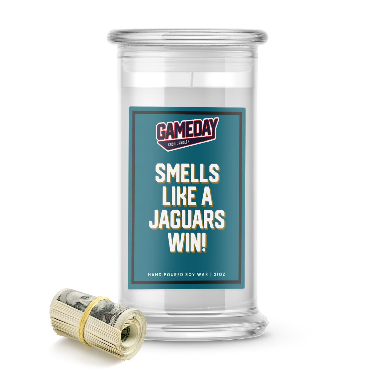 Jacksonville Jaguars Game Day Cash Candle