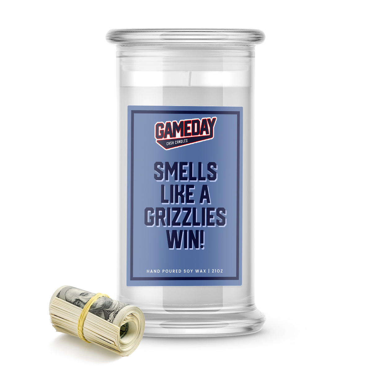 Memphis Grizzlies Game Day Cash Candles