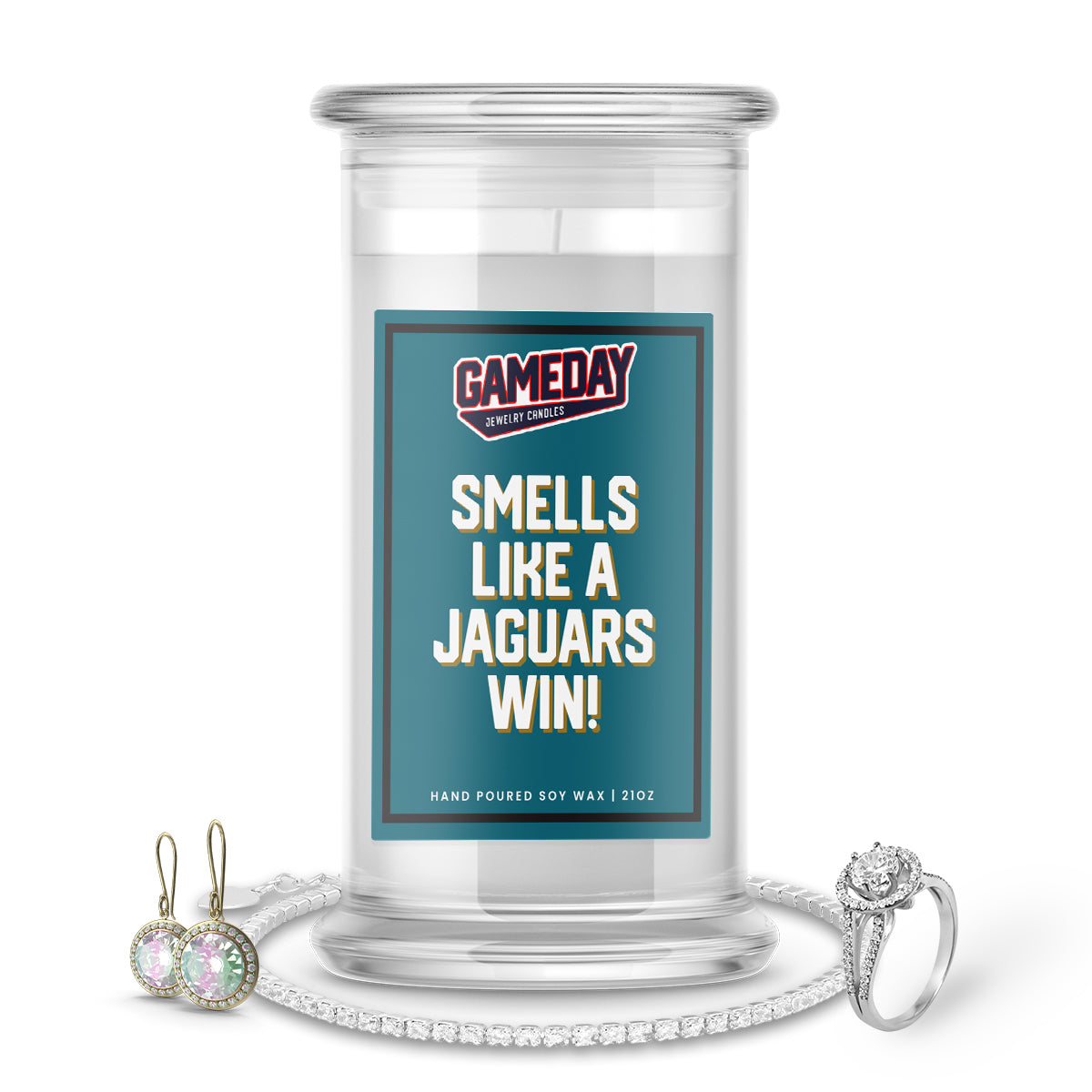 Jacksonville Jaguars Game Day Jewelry Candles