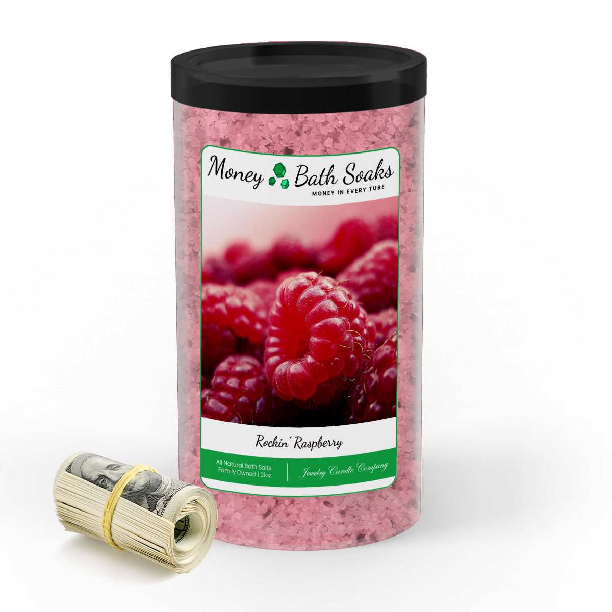 Rockin' Raspberry Money Bath Soaks