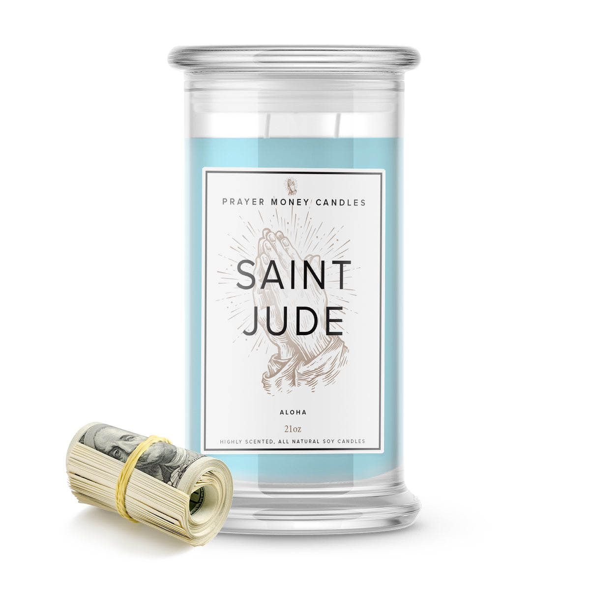 Saint Jude Prayer Candles - Aloha Scent