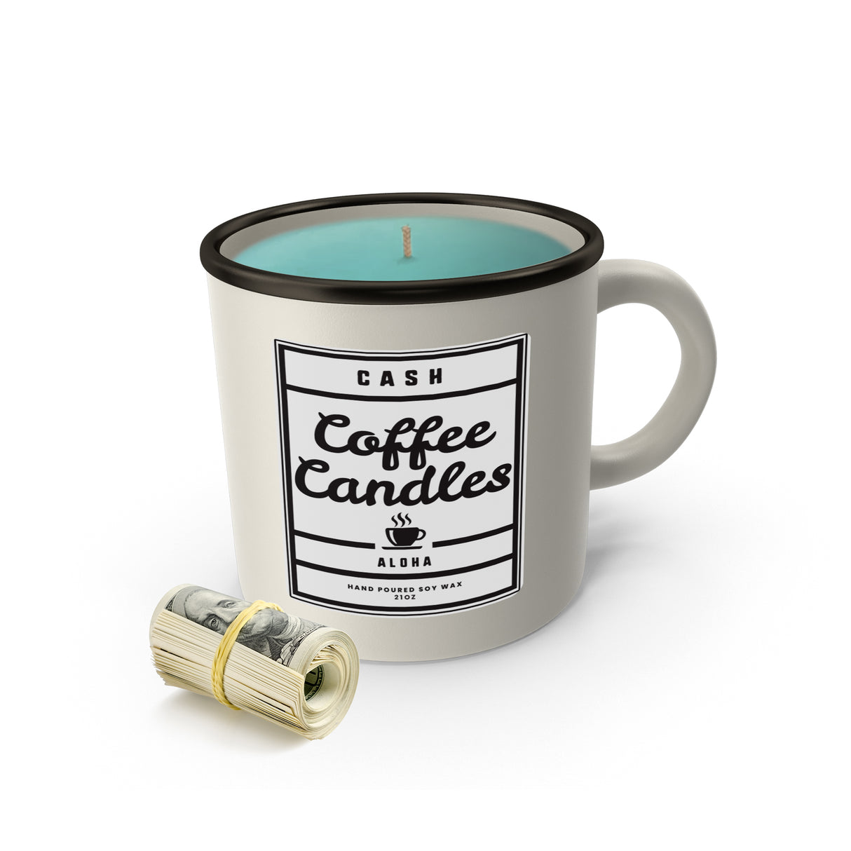 Aloha Coffee Mug Candle