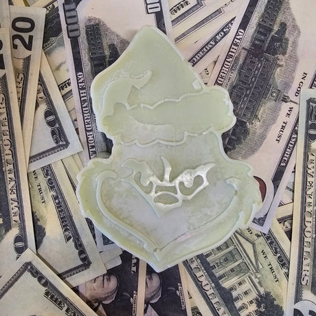 GIANT GRINCH CASH WAX MELT (WORLDS LARGEST!)