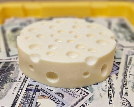 Giant Block Of Cheese Shaped Cash Wax Melt