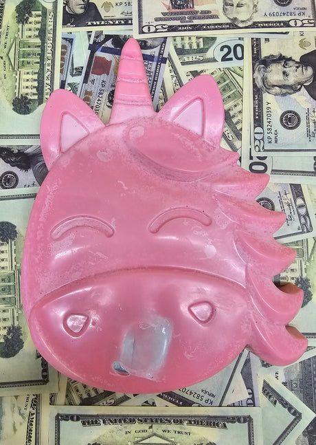 Giant Unicorn Shaped Cash Wax Melt