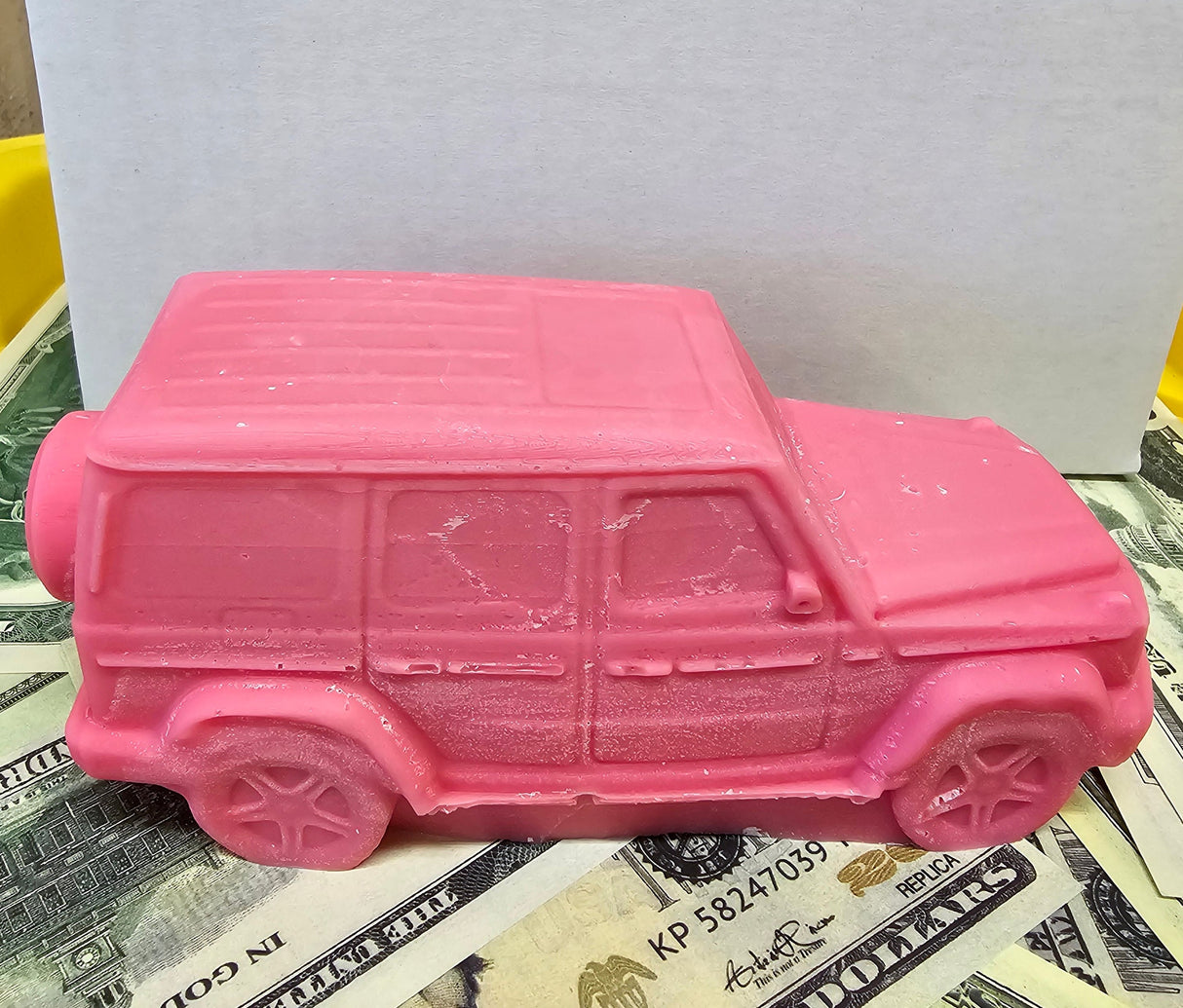 Giant Jeep Shaped Cash Wax Melt