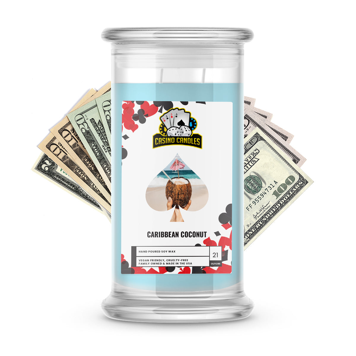 Caribbean Coconut |  Cash Casino Candles