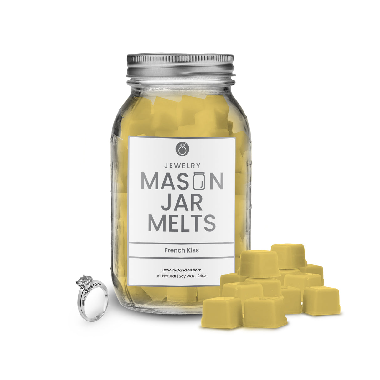 French Kiss | Mason Jar Jewelry Wax Melts