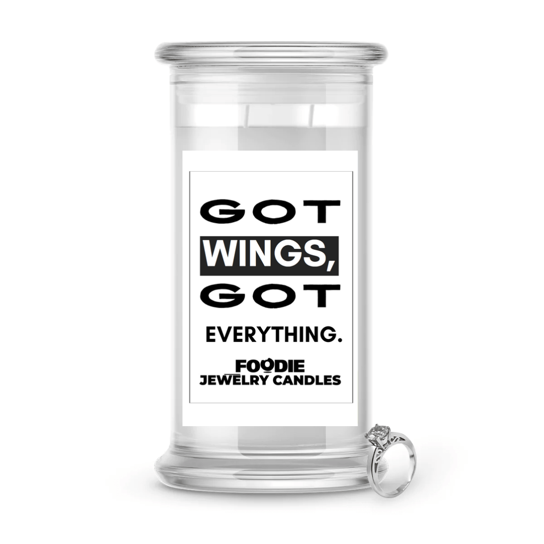 Got wings, got everything | Foodie Jewelry Candles