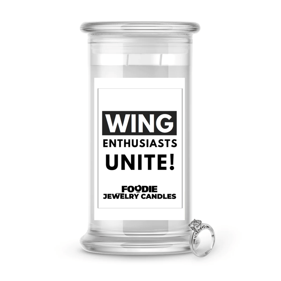 Wing enthusiasts unite | Foodie Jewelry Candles