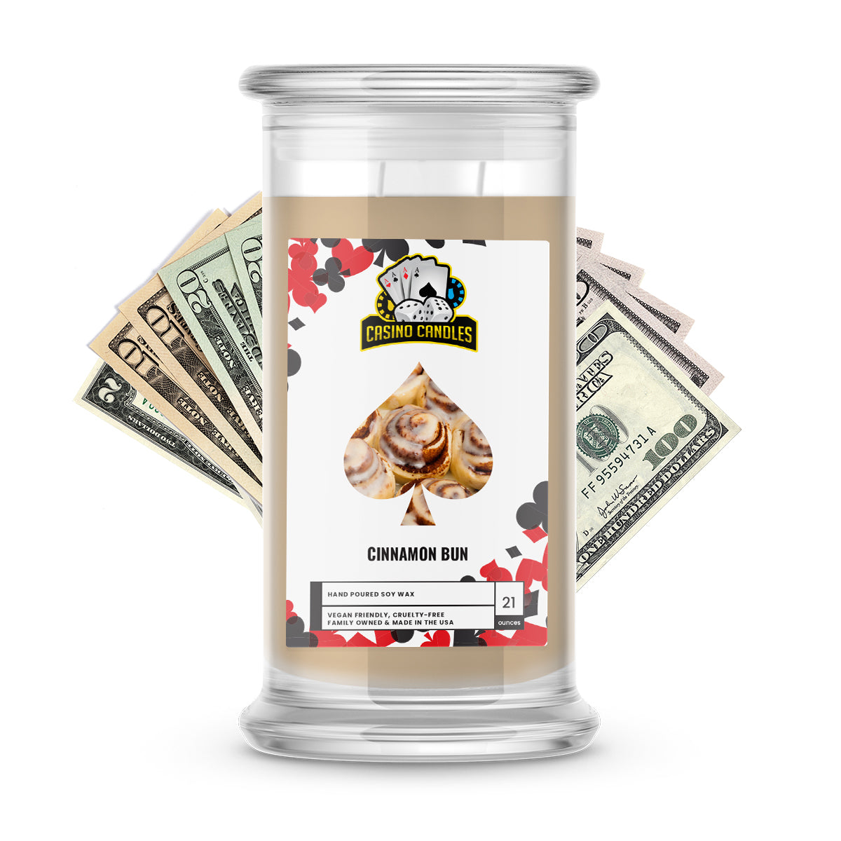 Cinnamon Bun | Cash Casino Candles