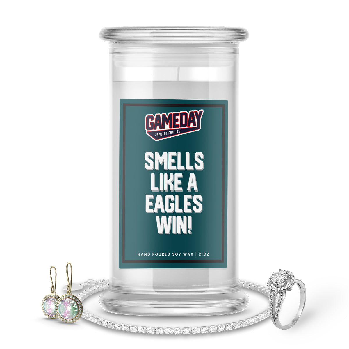 Philadelphia Eagles Game Day Jewelry Candles