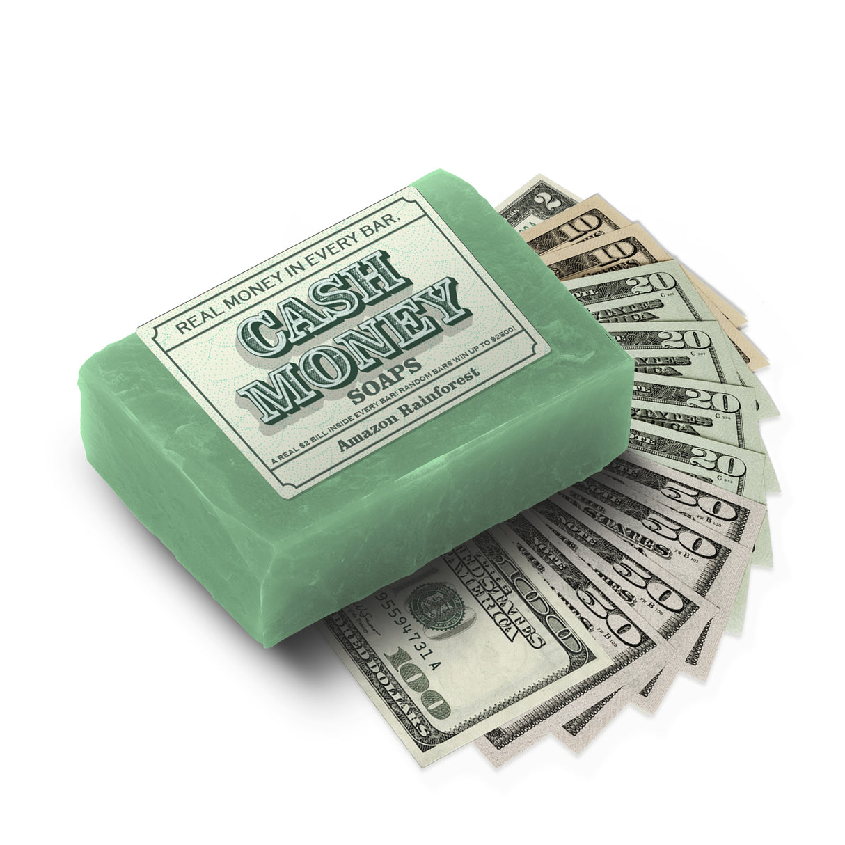 Amazon Rainforest Cash Money Soaps