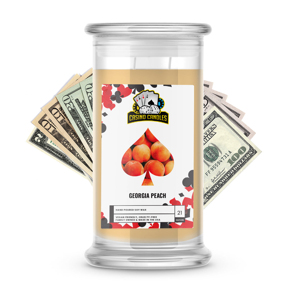 Georgia Peach | Cash Casino Candles