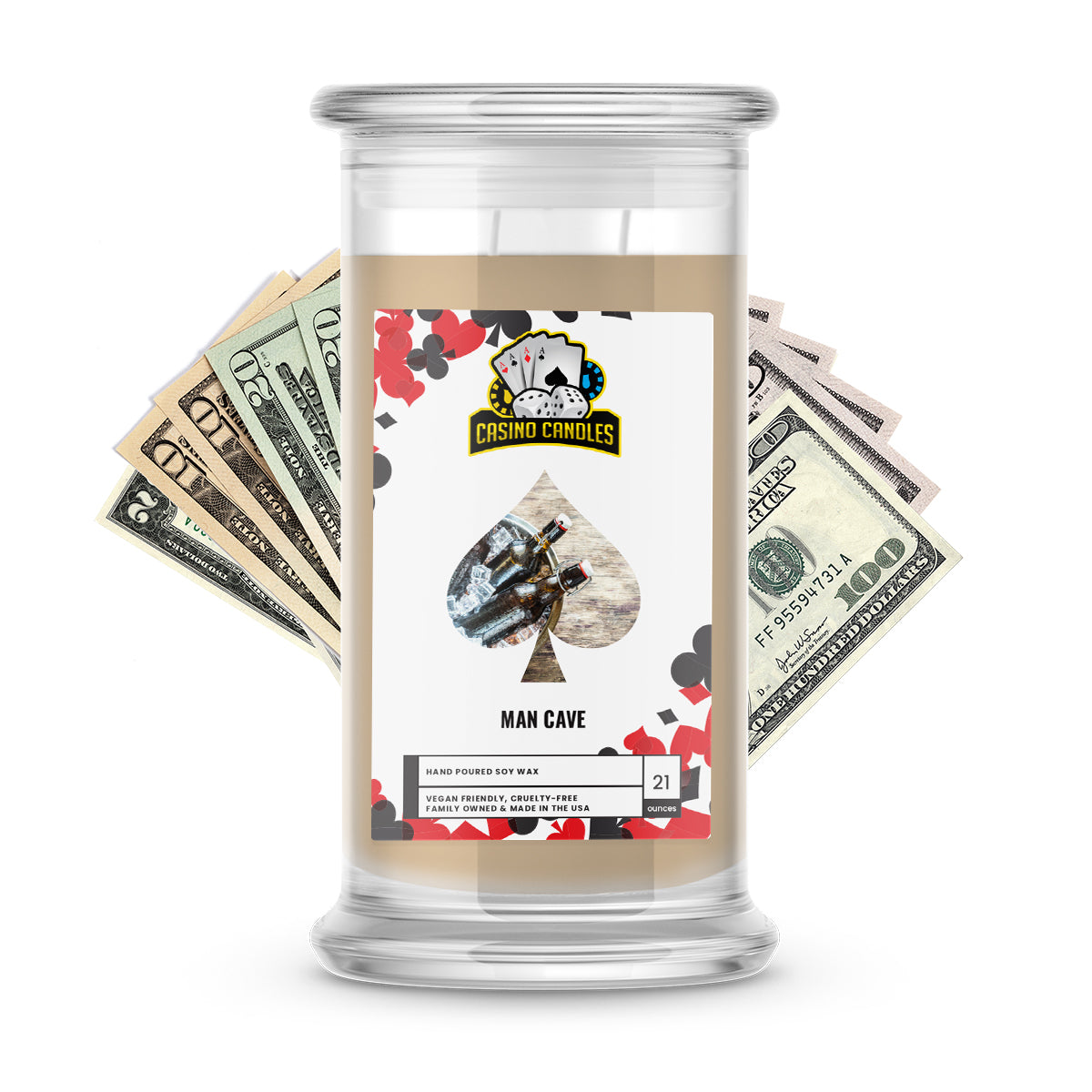 Man Cave | Cash Casino Candles