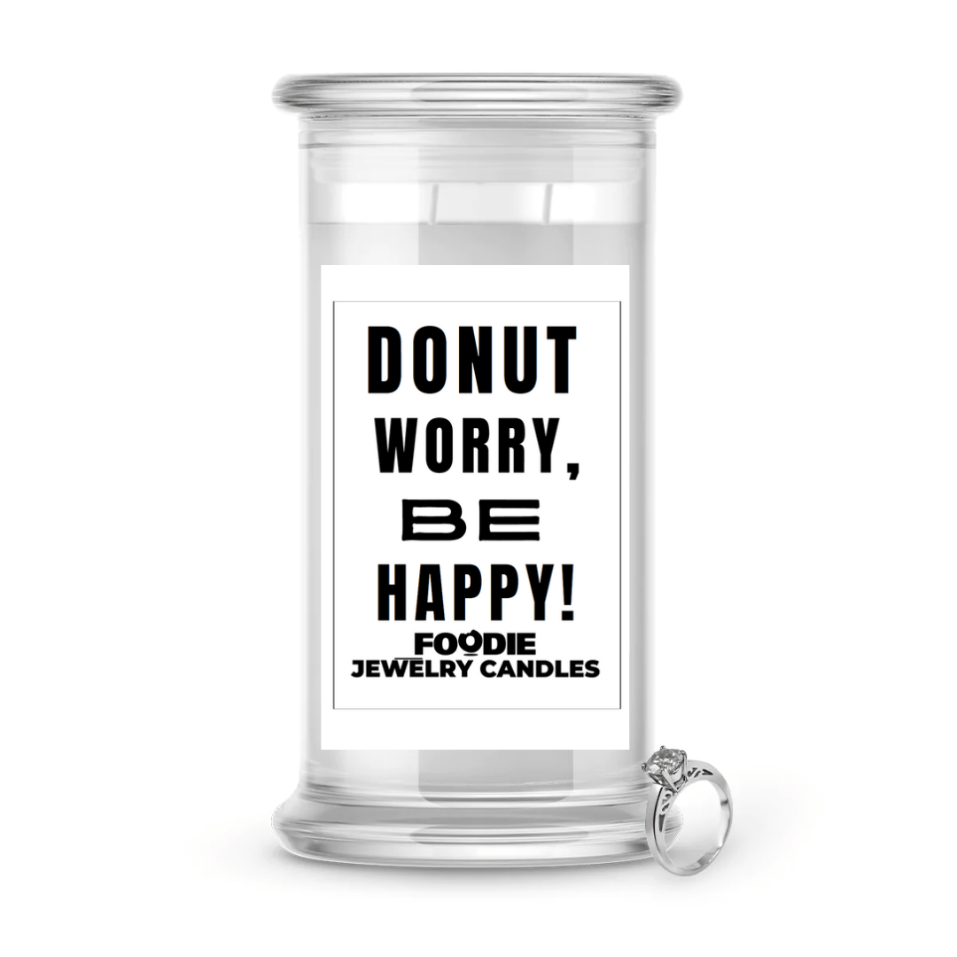 Donut worry, be happy | Foodie Jewelry Candles