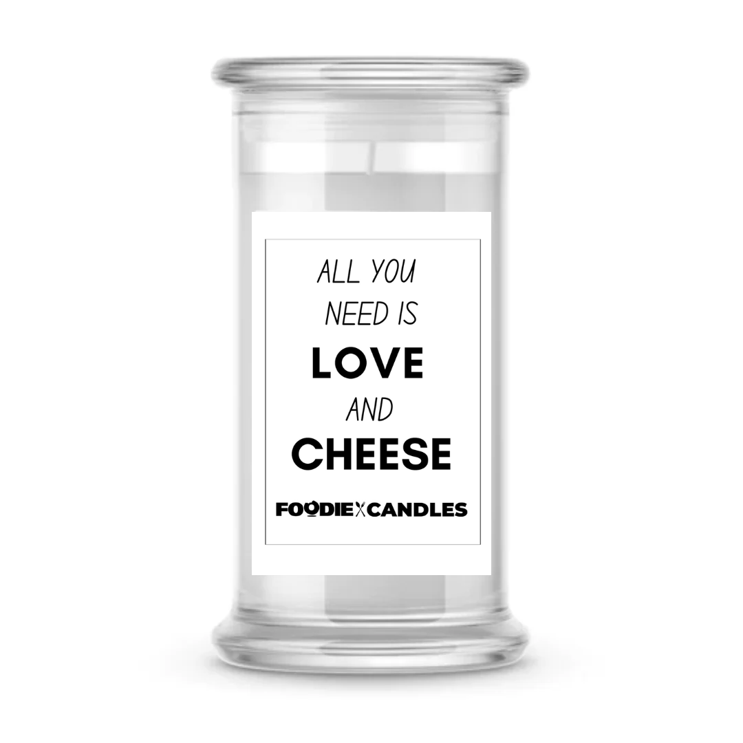 All You need is Love and Cheese | Foodie Candles