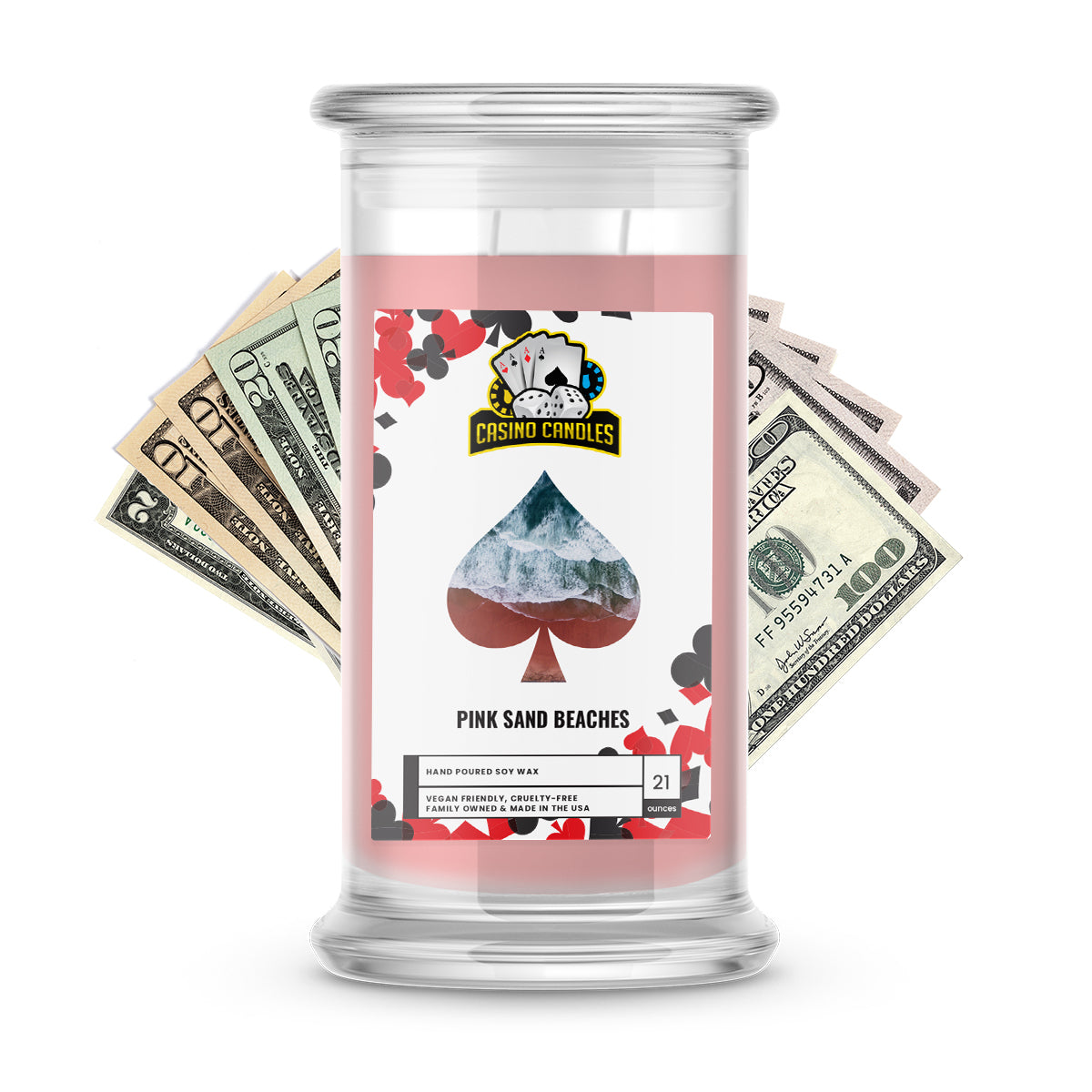 Pink Sand Beaches | Cash Casino Candles