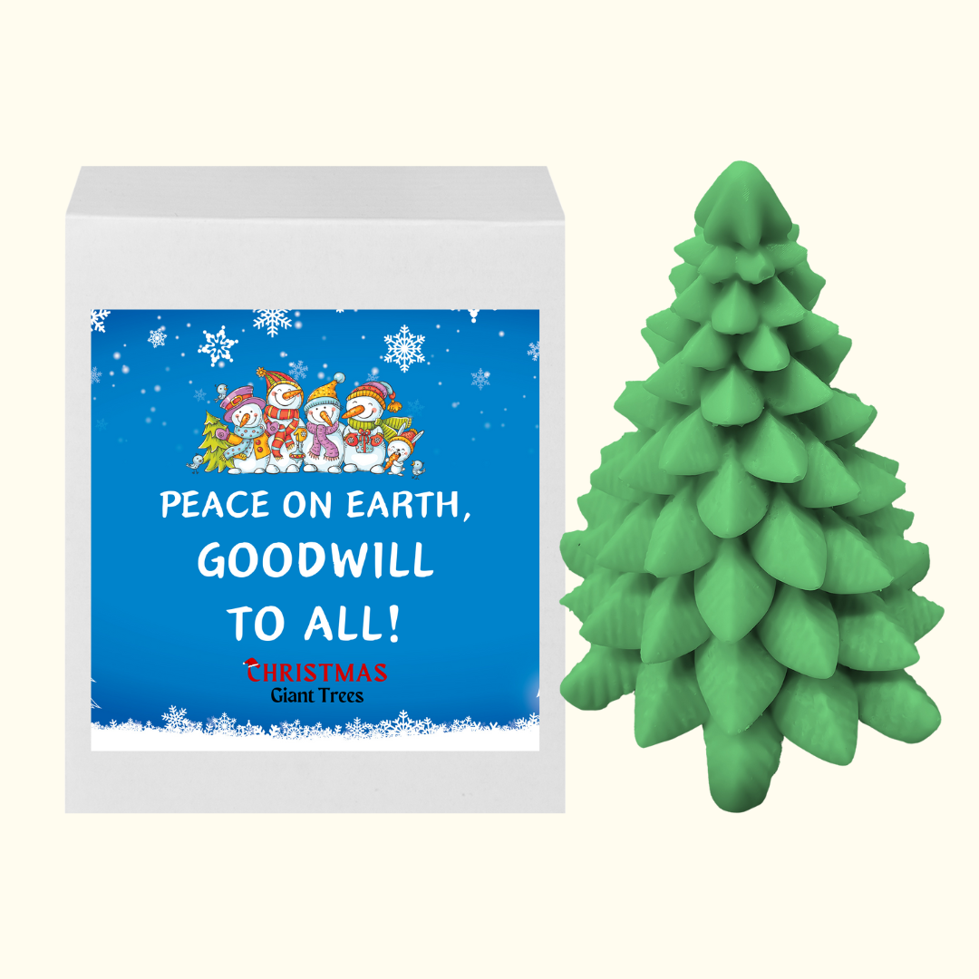 Peace on Earth, Goodwill, To all! | Christmas Giant Tree