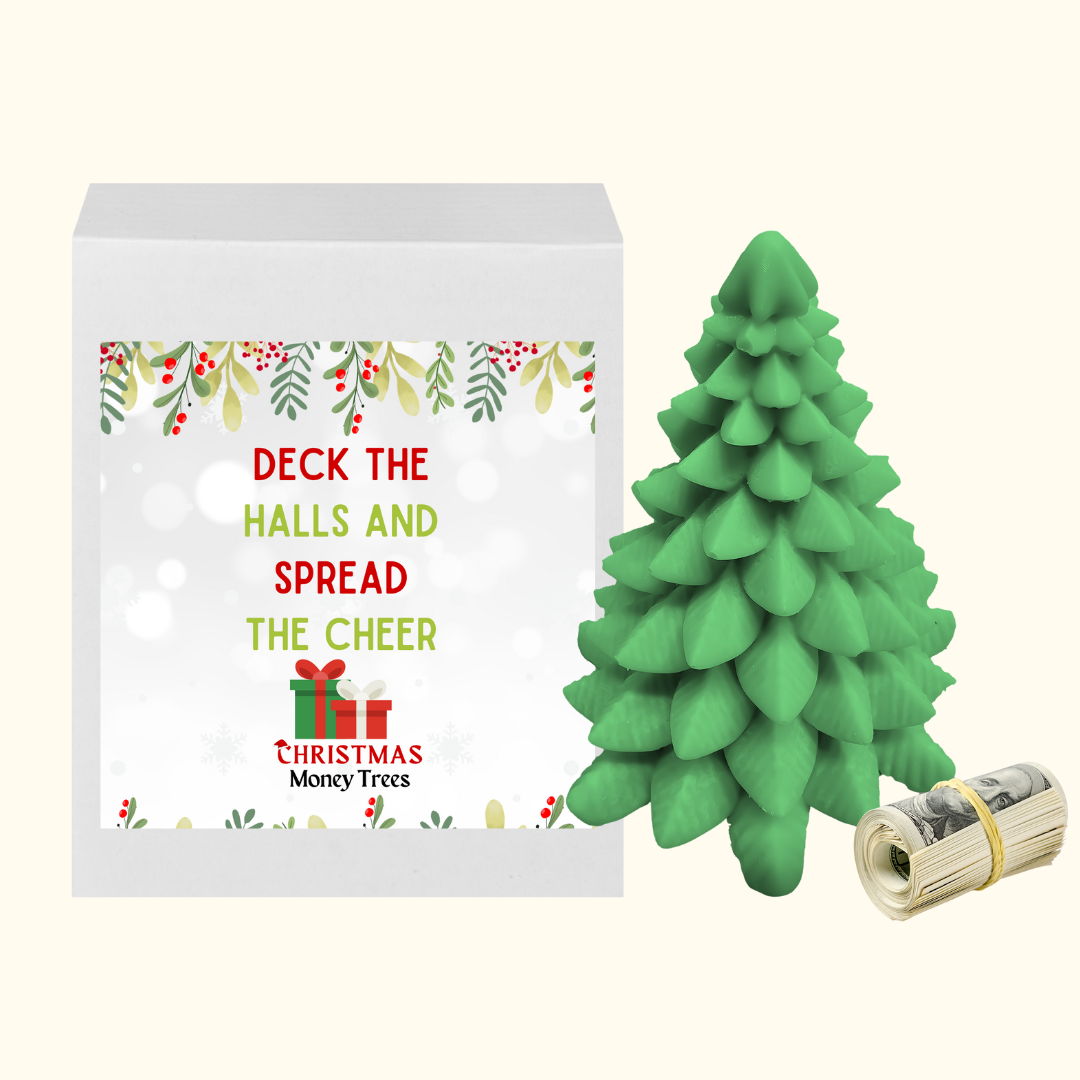 Deck The Halls and Spread The Cheer | Christmas Cash Tree