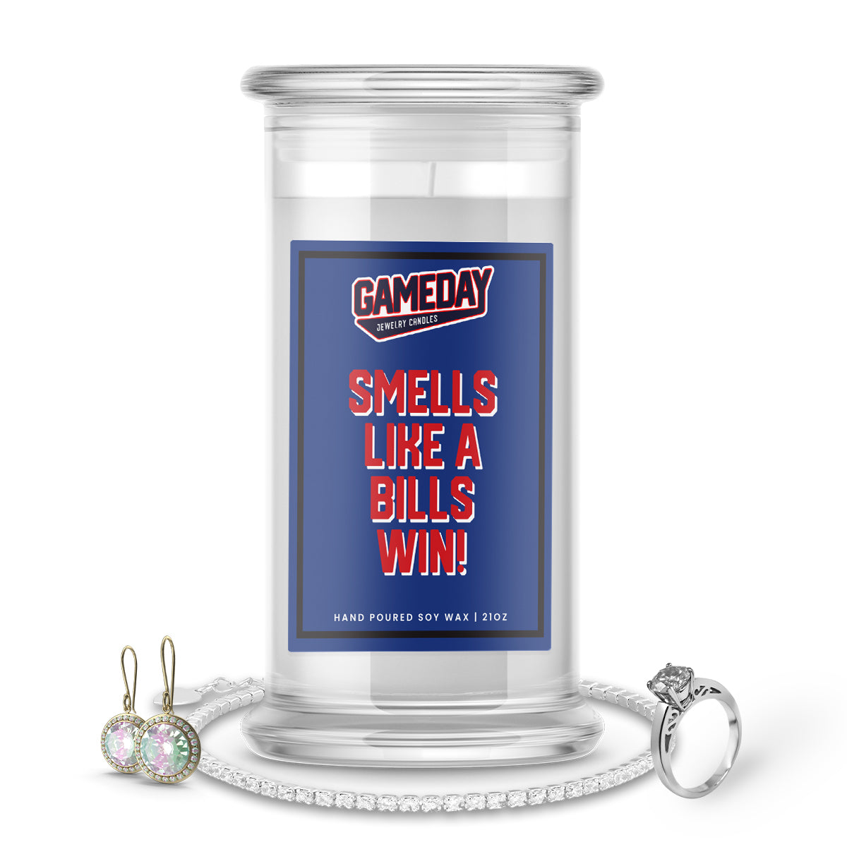 Buffalo Bills Game Day Jewelry Candles