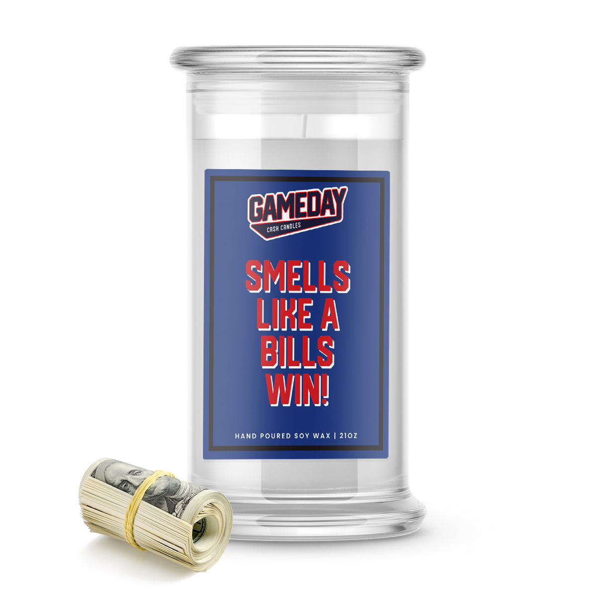 Buffalo Bills Game Day Cash Candle