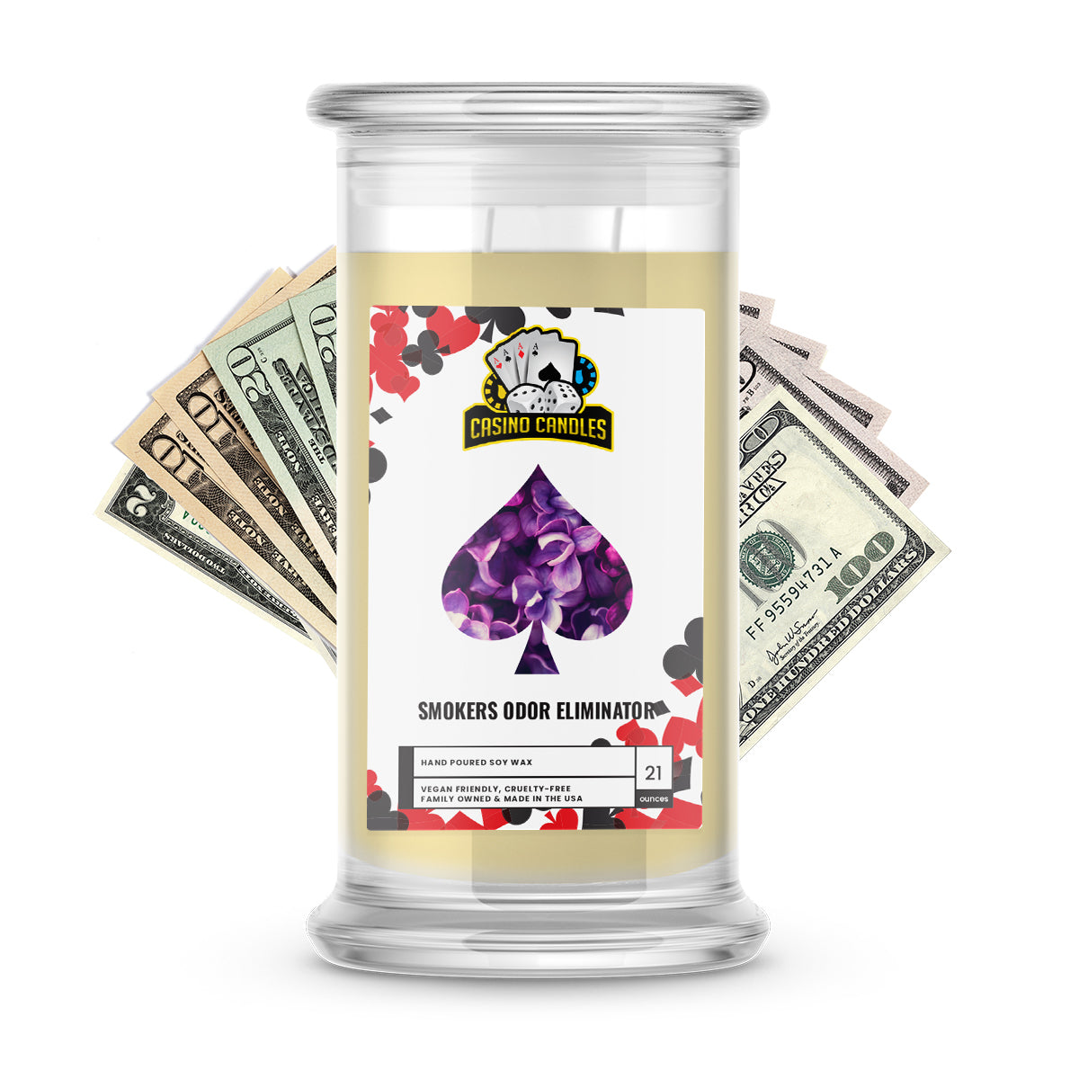 Smokers Odor Eliminator | Cash Casino Candles