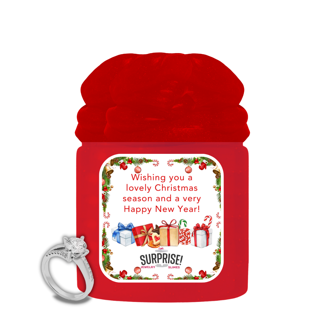 WISHING YOU A LOVELY CHRISTMAS SEASON AND A VERY HAPPY NEW YEAR! MERRY CHRISTMAS JEWELRY SLIME