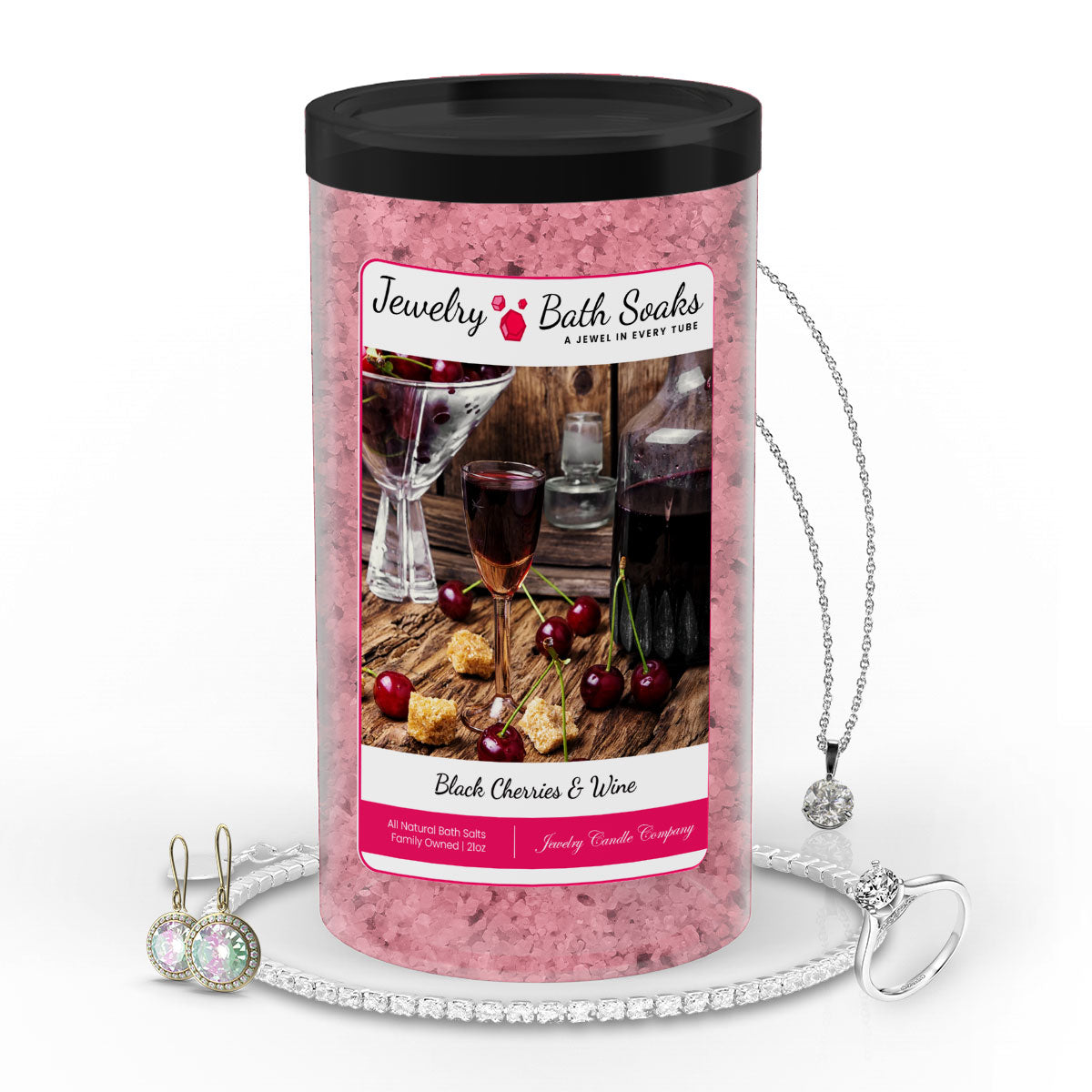 Black Cherries And Wine Jewelry Bath Soaks