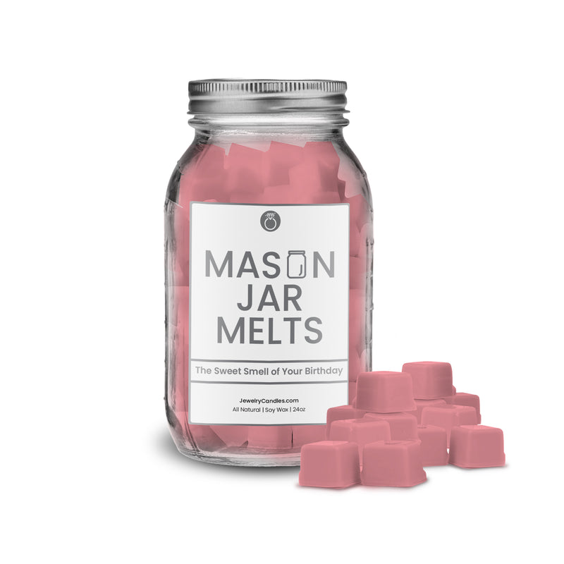 The Sweet Smell of our birthday | Mason Jar Wax Melts