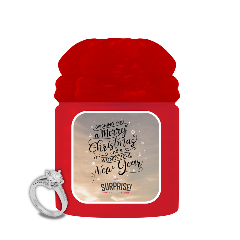 WISHING YOU A MERRY CHRISTMAS AND A WONDERFUL NEW YEAR MERRY CHRISTMAS JEWELRY SLIME