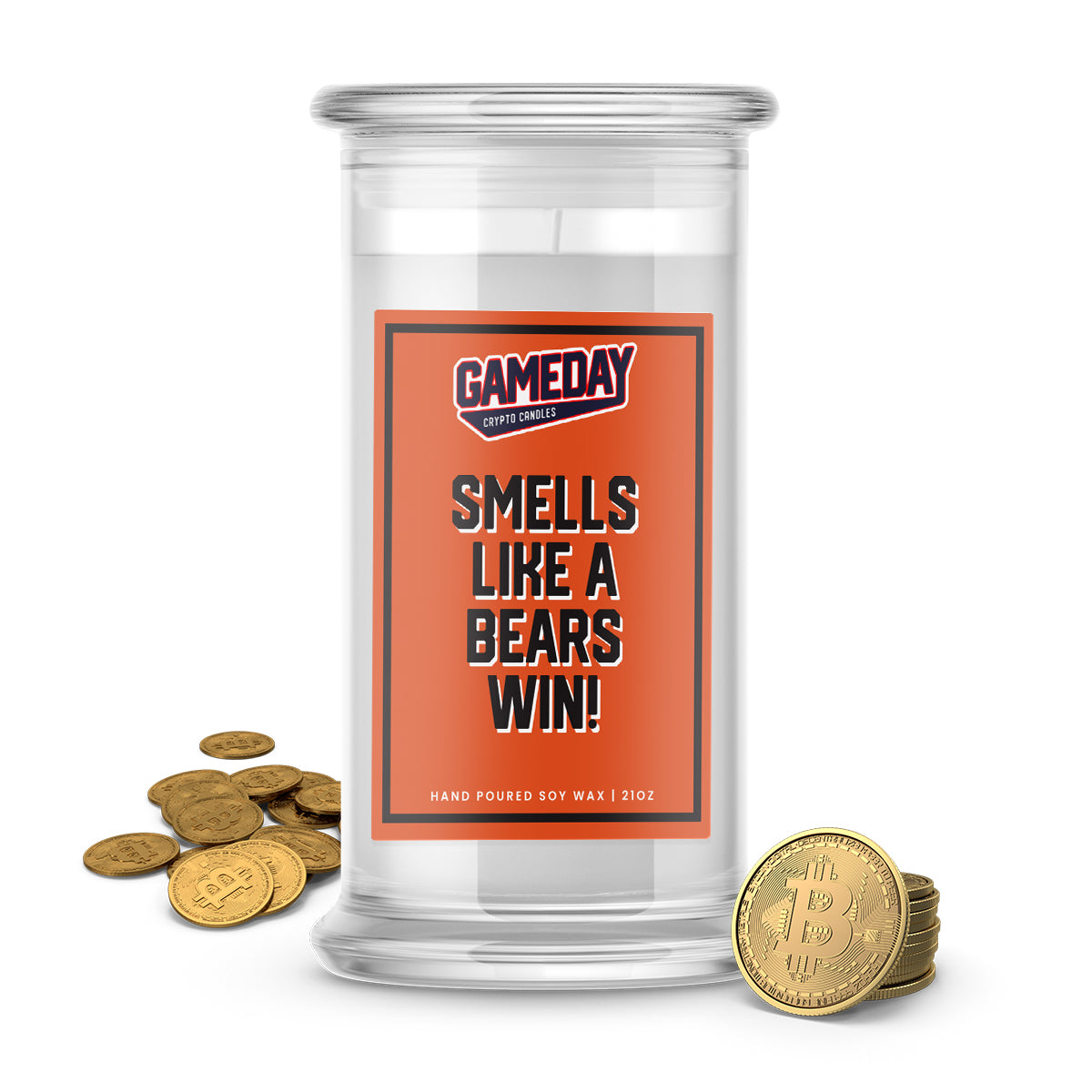 Chicago Bears Game Day Crypto Candle