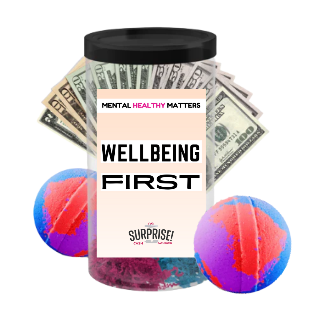 WELLBEING FIRST | MENTAL HEALTH CASH BATH BOMBS