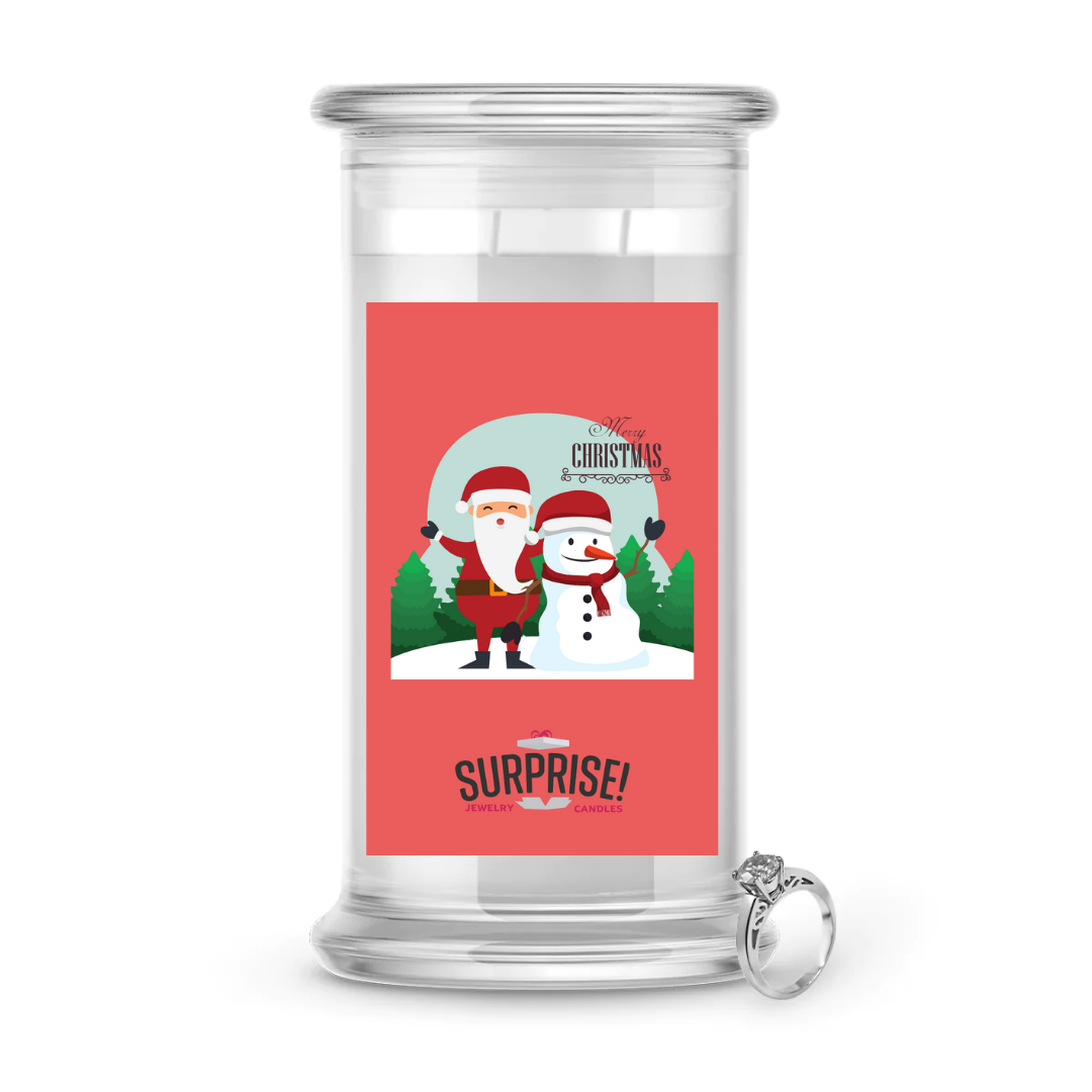 MERRY CHRISTMAS MERRY CHRISTMAS JEWELRY CANDLE