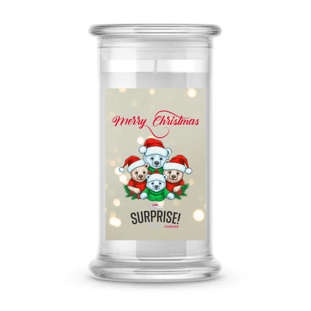 MERRY CHRISTMAS MERRY CHRISTMAS CANDLE