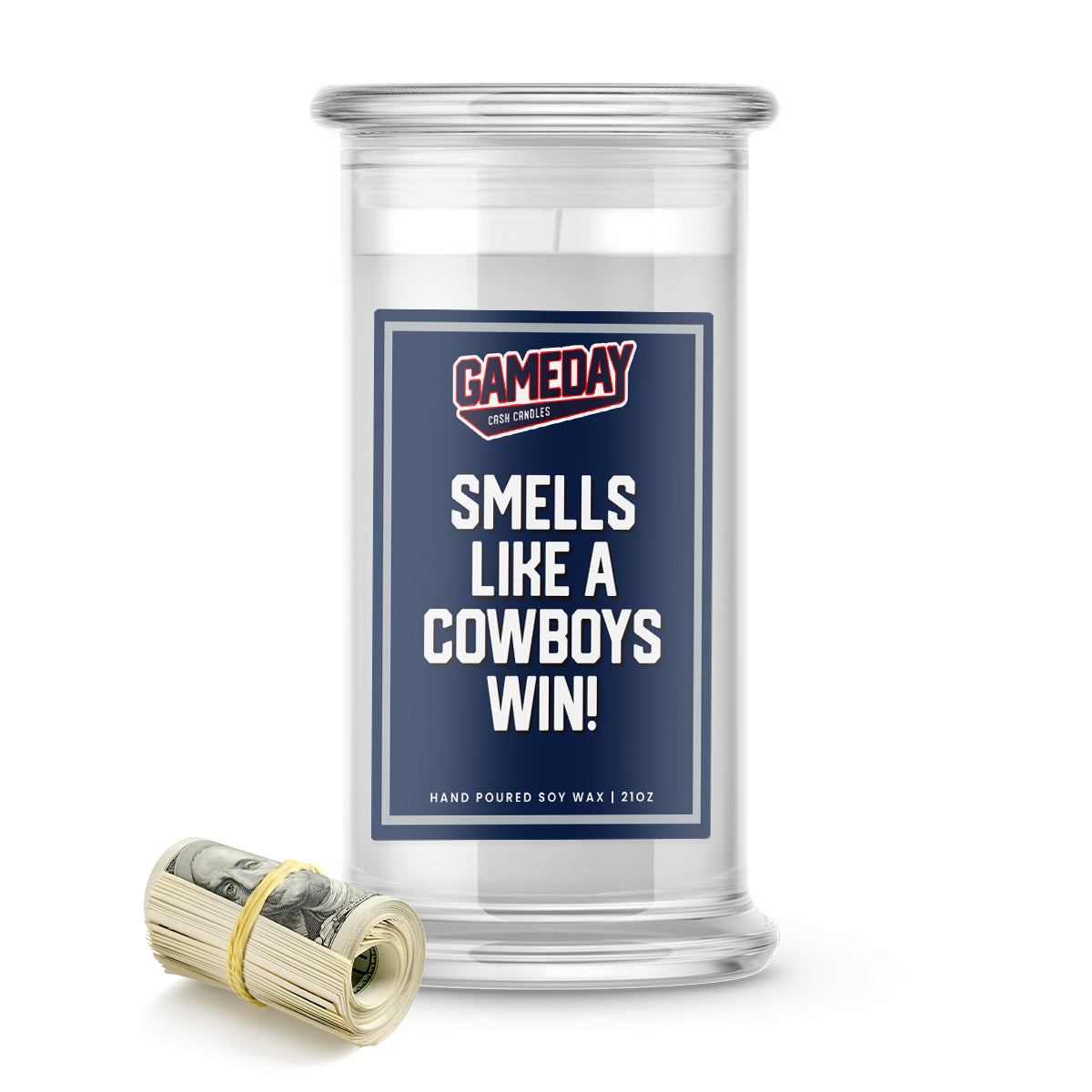 Dallas Cowboys Game Day Cash Candle