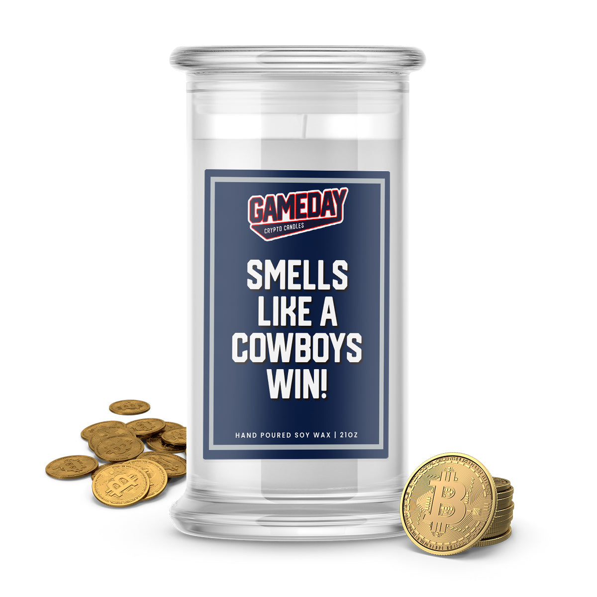 Dallas Cowboys Game Day Crypto Candle