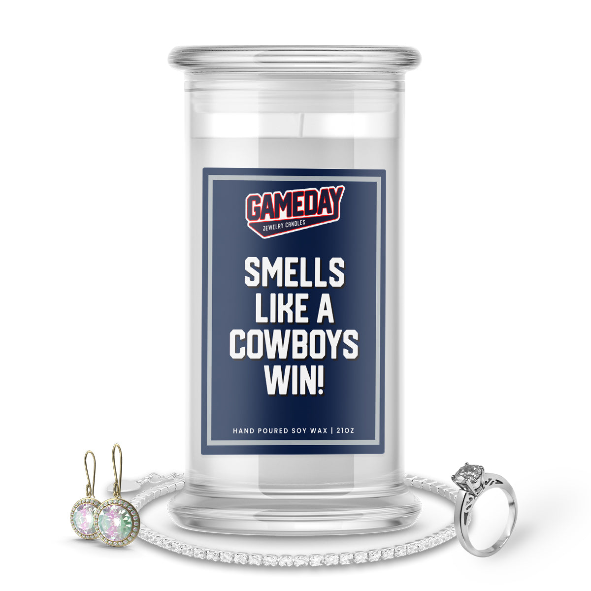 Dallas Cowboys Game Day Jewelry Candles