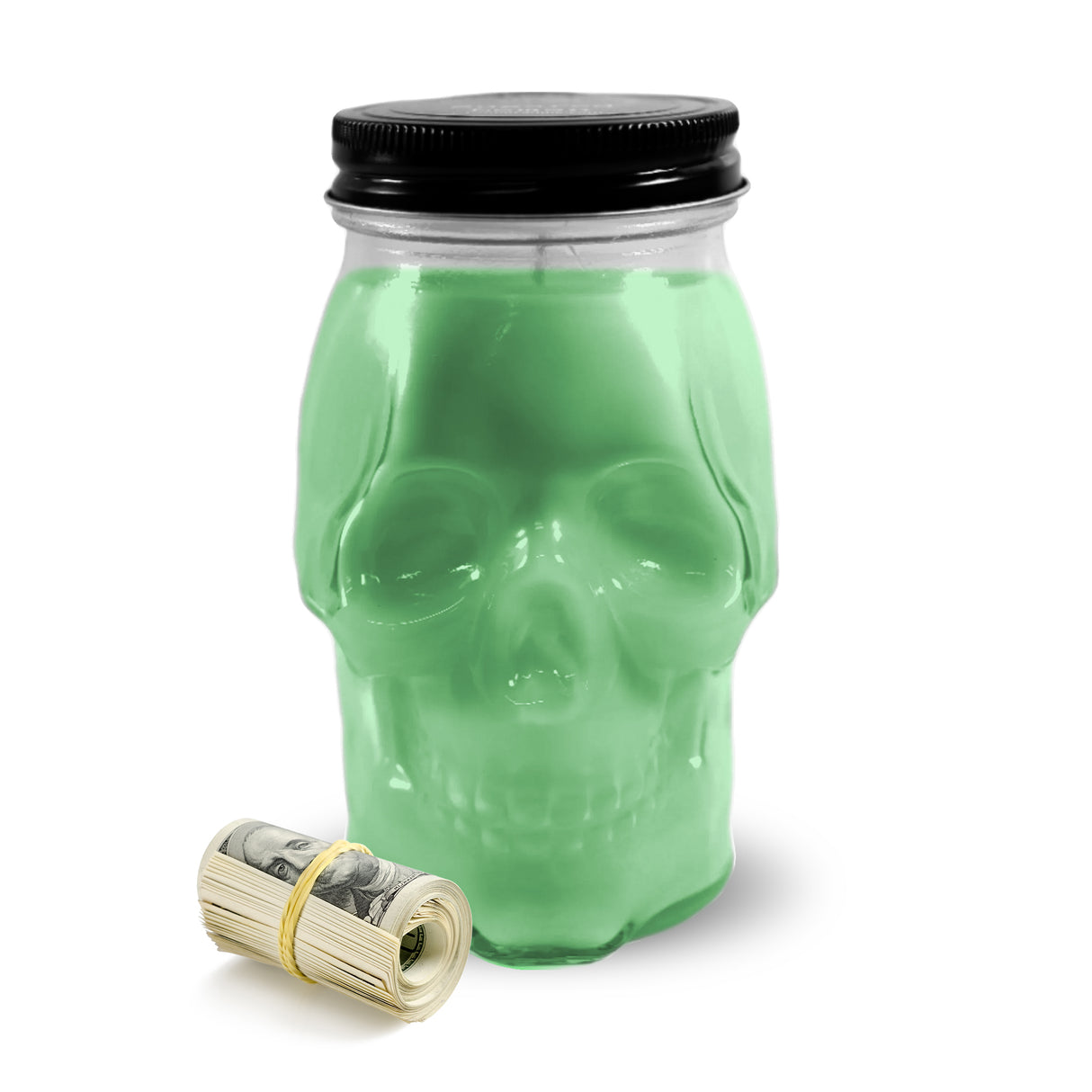 SKULL CASH CANDLE