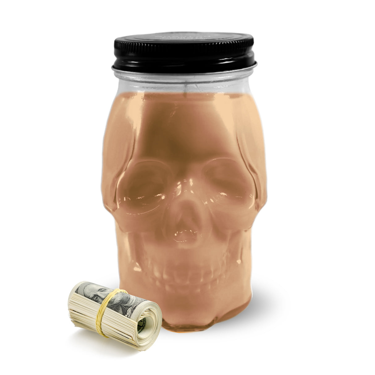 SKULL CASH CANDLE