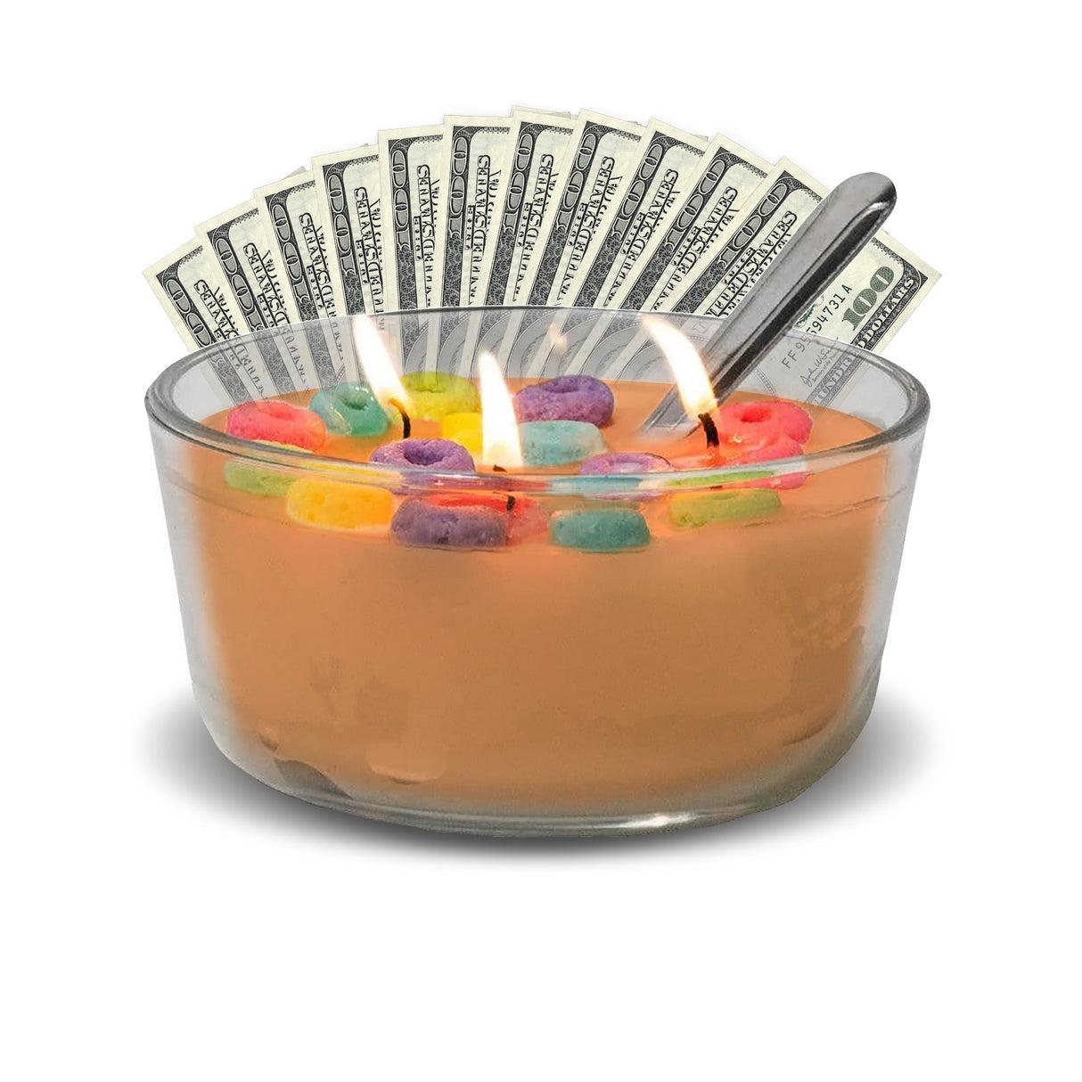 Pumpkin Spice Cereal Bowl Cash Luxury Candles