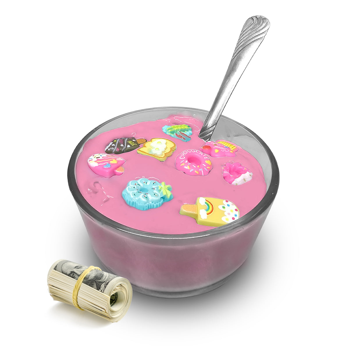 Unicorn Poop Cereal Bowl Cash Bath Bombs