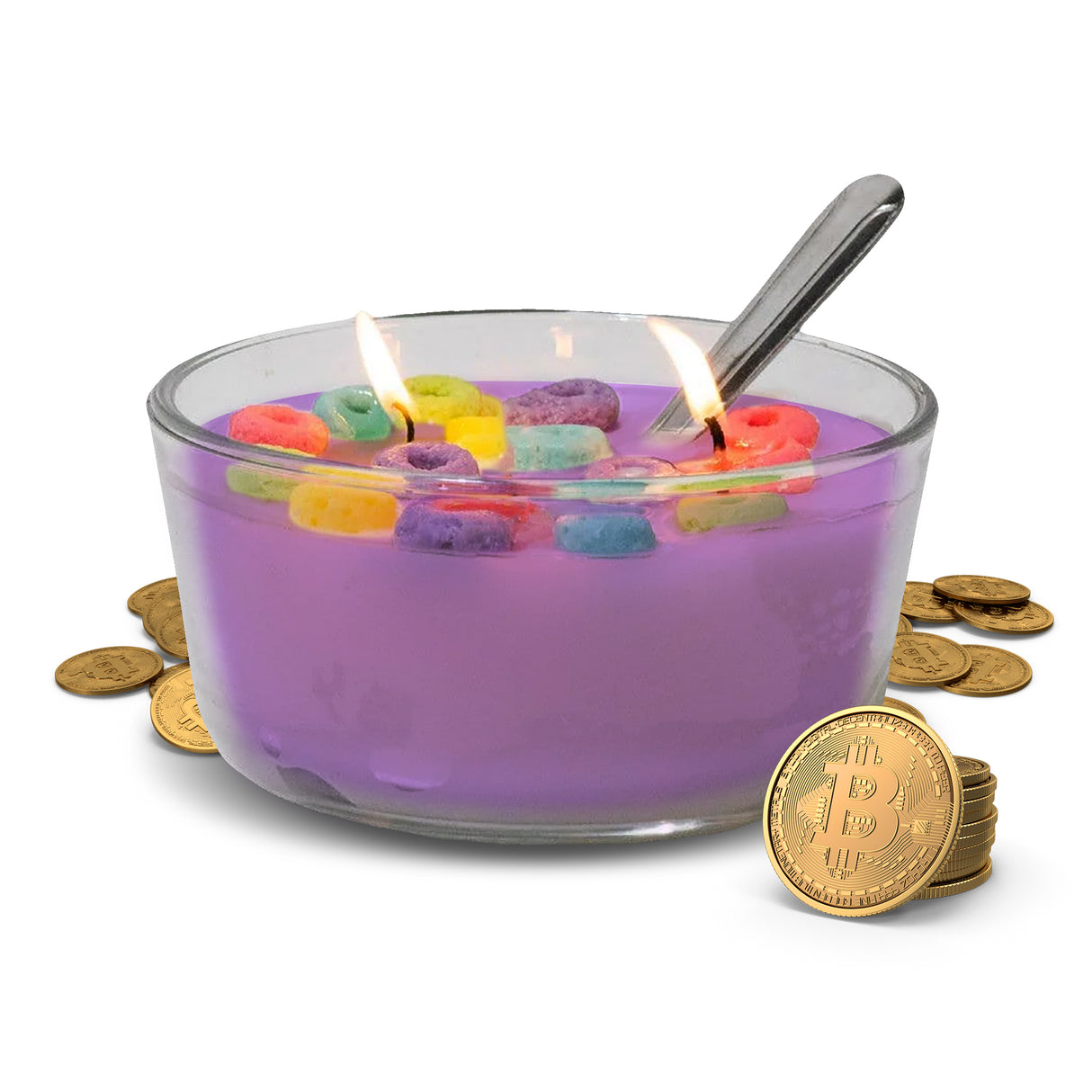 Calming Lavender Crypto Cereal Candle