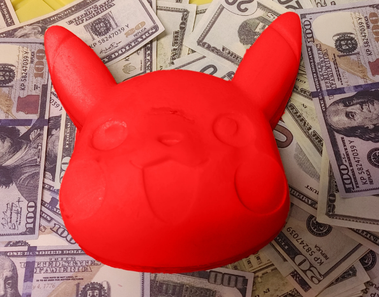 birthday cake pikachu cash wax melt