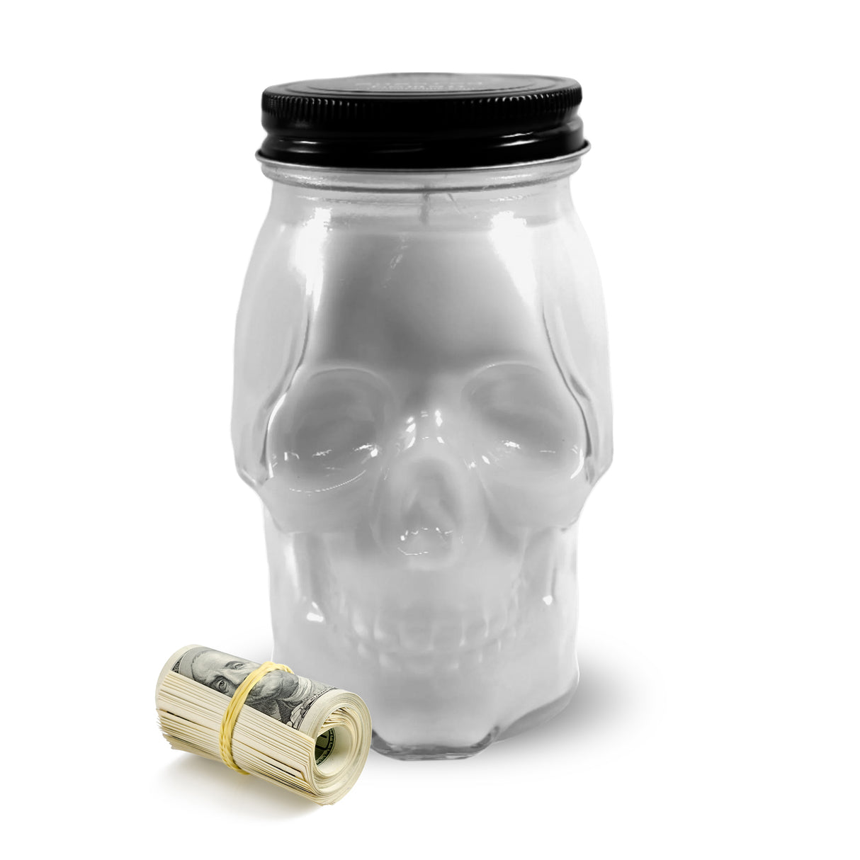 SKULL CASH CANDLE